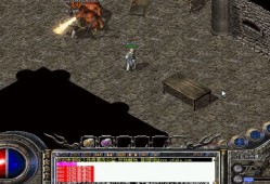 打带神兽的1.76复古传奇金币版道士在区域