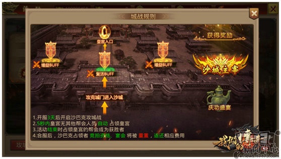 攻占沙巴克几乎百分之九十的门派都会去争夺